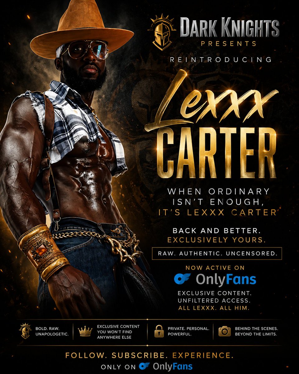 DARKKNIGHTS24's tweet photo. It's X's royalty, that's right it's @lexxxCarter, and he is gearing up to bring something new to the both DARK KNIGHTS presents and his only fans page @onlyfans.com/lexxxcarter. Lexxx come through better than ever! #raleighnc #raleighfreaks #freaks #ATLFreaks #AtlantaGA #Atlantahookups #RaleighDurhamFreaks #NCFreaks #TriangleFreaks #TriangleRunClub #TriangleMeetups #ChicagoFreaks #ChicagkMeetups