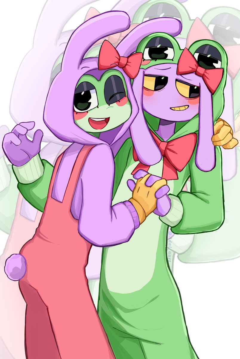 Adai_00art's tweet photo. Ribbit x Jax 
#tadc #theamazingdigitalcircus https://t.co/Vhwp2aUbVC