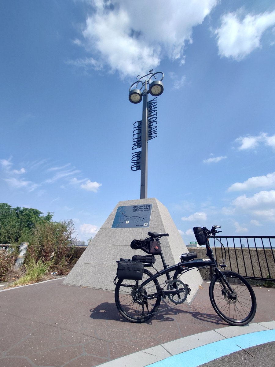 ganobell's tweet photo. 3ヶ月ぶりの三連休！！！✧⁠◝⁠(⁠⁰⁠▿⁠⁰⁠)⁠◜⁠✧
2日目の今日は帰り輪行予定で大和川をイケるだけポタります(⁠*⁠´⁠ω⁠｀⁠*⁠) https://t.co/Ek2AnkufaS