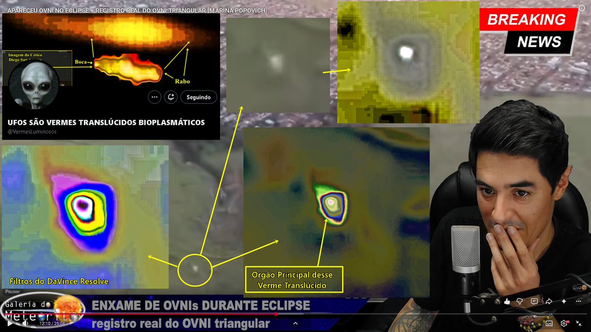 VermesLuminosos's tweet photo. https://t.co/yZxgkveAaa Minuto 9:32 mandaram para o Richard analisar mas ele só fala que é um OVNI, mas é um desses #VermeTranslúcido @Gal_doMeteorito https://t.co/rb8ZiNFORC