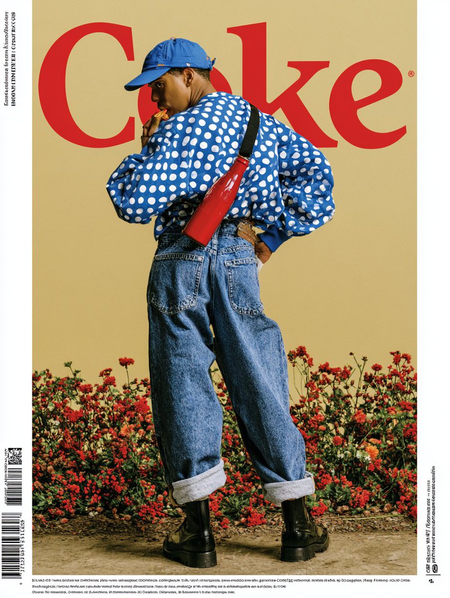 jacobvisualart's tweet photo. [AI] Midjourney 로 생성한 Magazine "Coke"
--sref 2633996062 https://t.co/vb7Sr2ZMhL