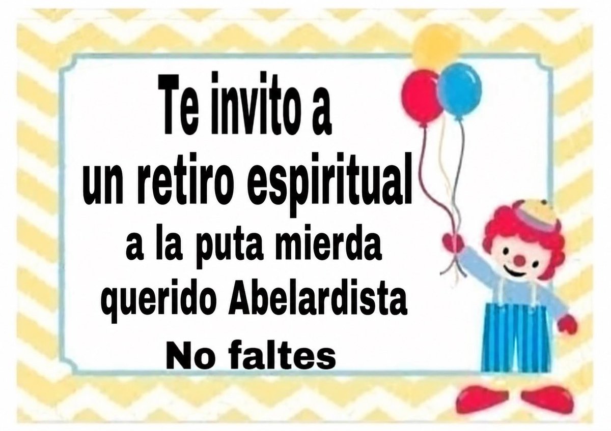 MisiaJodida's tweet photo. Invitación especial para los amigos de la derecha 😌😌😌
#AbelardoPresidenteIlegítimo https://t.co/62PoD1tKdl