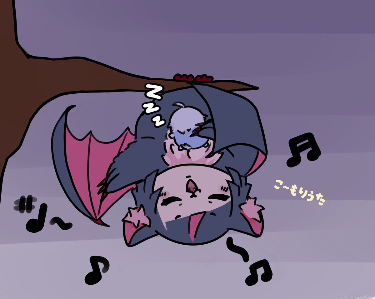 malamuting113's tweet photo. こうもりの子育て、子をおなかにくっつけて育てるらしく大変かわいい https://t.co/NbVkY7XRdT
