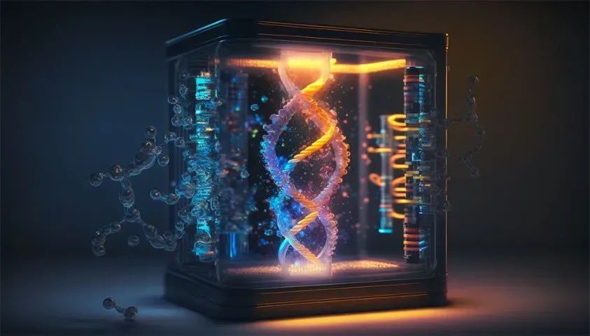 Q_May_007's tweet photo. 💡��近生物存储亮点：
1.  DNA当超级硬盘继续推进，美国砸2500万美元做可实际用的归档存储，目标方糖大小塞下海量数据。
2.  清华做了“活体磁盘”，DNA数据能读、能改、能再生。
3.  美国人发现普通蘑菇菌丝能当内存芯片，断电还能记住状态。 https://t.co/JBW6GQTgmY