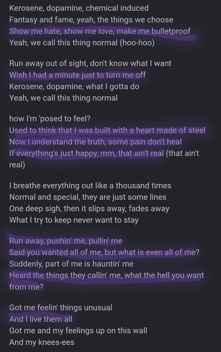 jincrediblekook's tweet photo. @mintforgloss This is why bts made the song NORMAL - cos they know there will days like this, when anything they do will be taken out of context to a point that makes them want to stay invisible &amp; anonymous like everyone else. https://t.co/BLDGOThgx8