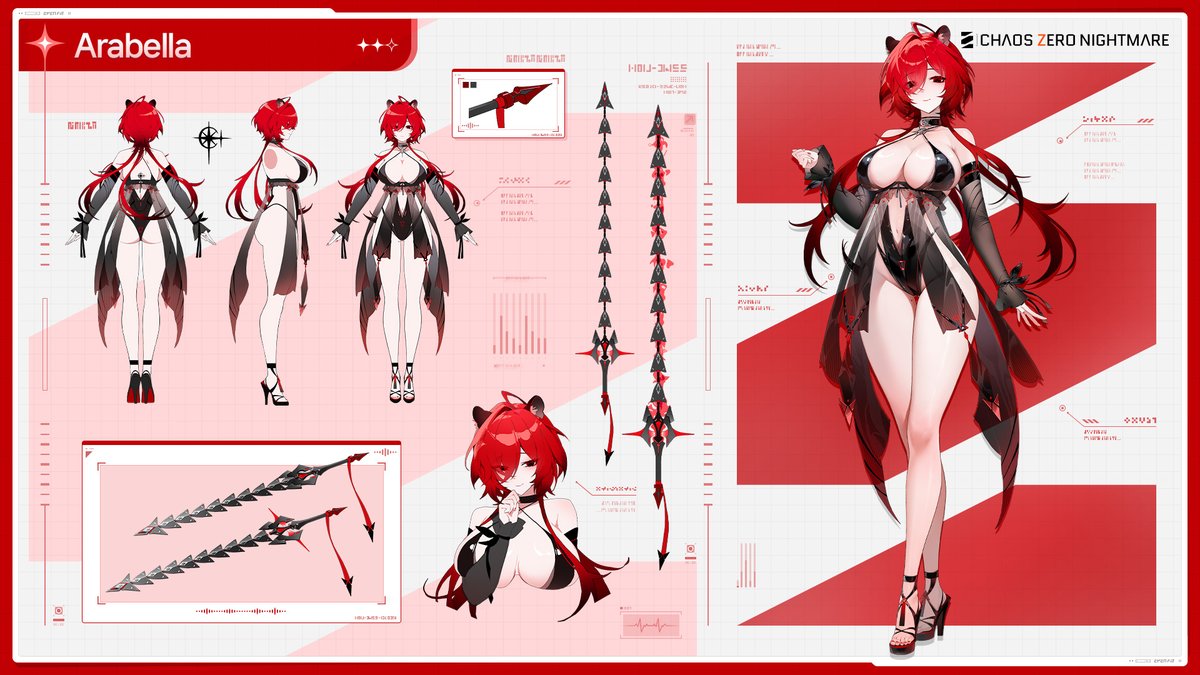 Arabella Concept Art Revealed - Leader of the infamous mercenary group Black Spica