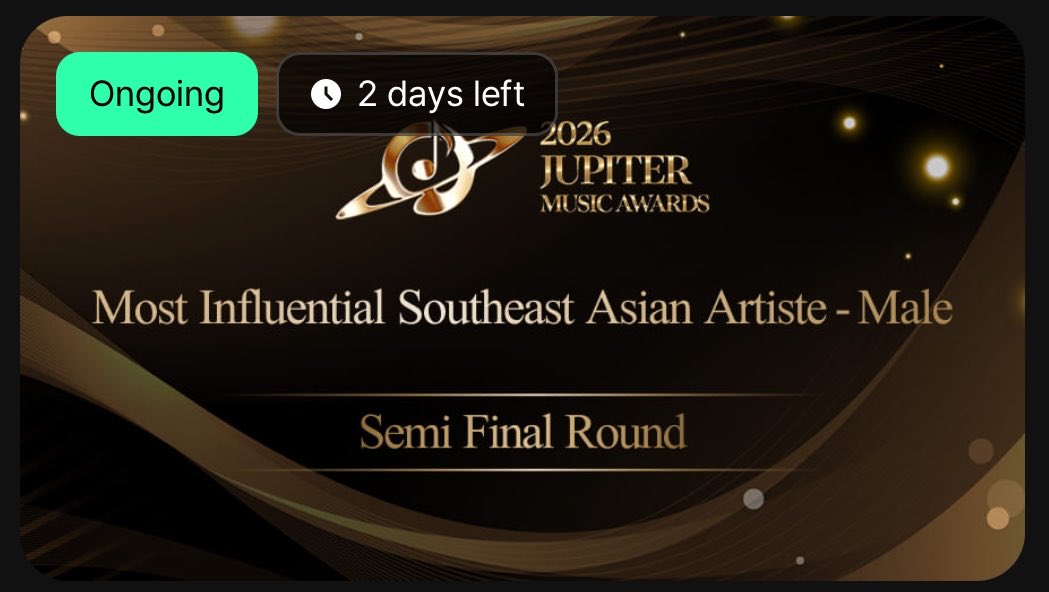 EmzzzzFonti's tweet photo. Good morning, ACEs!! ☀️
2 DAYS LEFT! Semi-Finals voting for JMA is about to close.

Funds update: We’re only at 50% of our target. 😔

But, we’re not giving up. We want to fight for them! 💪

Please help us get them to the Finals!!

VOTE + KINDLY DONATE NOW!

#BGYO #JMA2026 https://t.co/6eLtSVgSHP