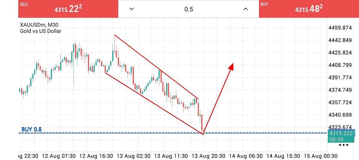 traderking_80's tweet photo. #XAUUSDGOLDBUY📈
Entry: 4315 4320

SL: 4290

TP1:4325✅
TP2:4330✅
TP3:4350✅
TP4:4380✅
TP5:4400🎯

Risk Management Required ⚠️

#XAUUSD #Gold #Forex #TradingSignal https://t.co/pz7v8mDCZd