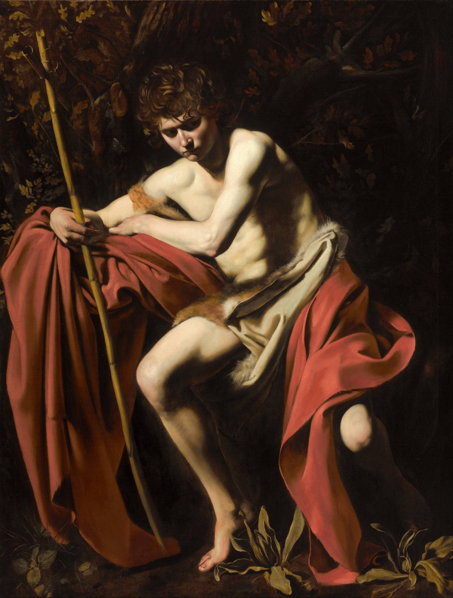 x_da_Vinci's tweet photo. Caravaggio - San Juan Bautista (Juventud) (1602) https://t.co/DiZqOM8VkL