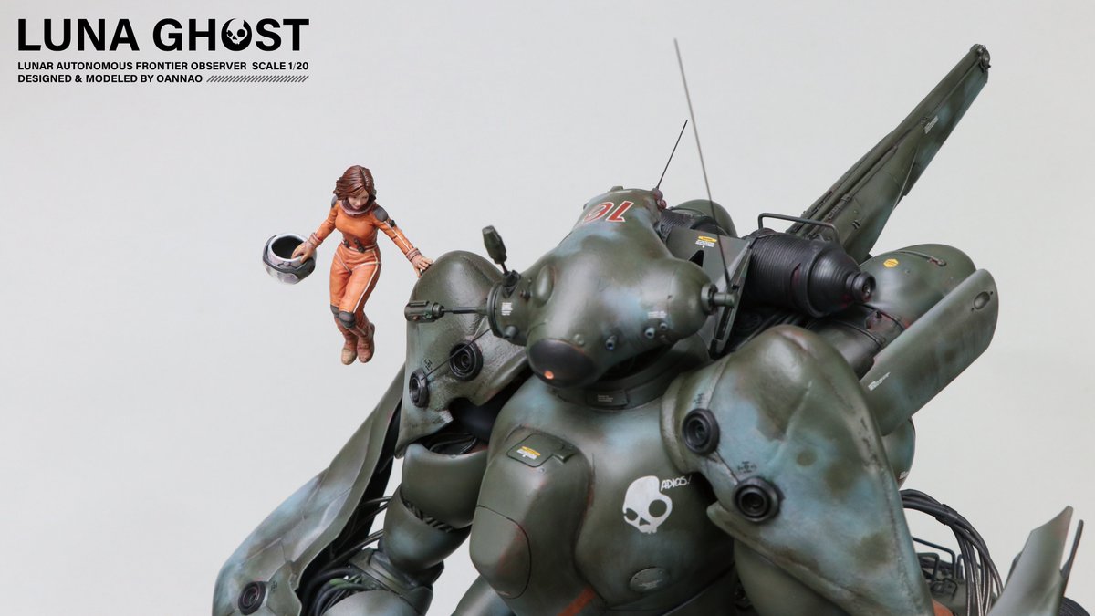 oannao__'s tweet photo. 🔎
‌MA.K. LUNA GHOST 1/20  OANNAO
On detail close-ups~

#天下第一模道大会 #maschinenkrieger #kowyokoyama #OANNAO #mak https://t.co/SbkZagJIdn