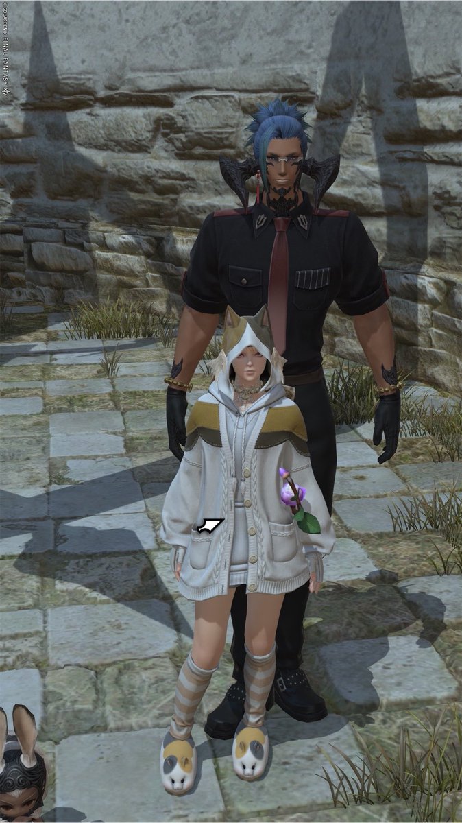 chocco_monaka's tweet photo. FF14、ストーリーが良すぎる(ó﹏ò｡)
めっちゃ泣いたし、胸熱だし…!!
新生？がもうすぐ終わりらしいので、ラストスパート楽しみます( ◜ω◝و(و

昨日は師匠にモードゥナで介護してもらいました…アクティブ痛い!!
身長差ありすぎてもはや親子( •︠-•︡  )

 #FF14  #FF14初心者  #FF14フレンド募集 https://t.co/WJSQ5JaqJR
