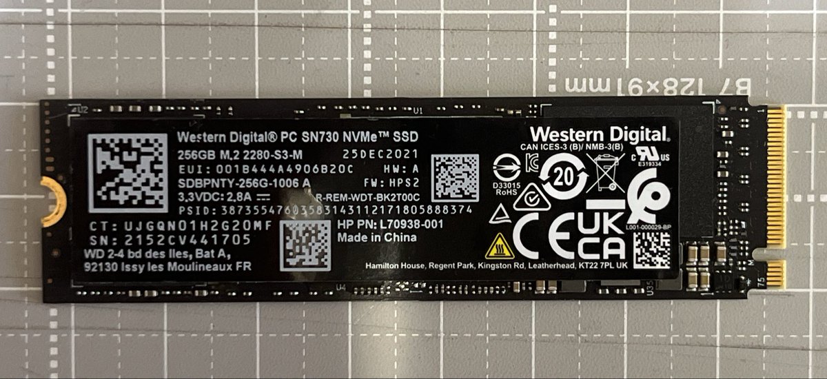 mabou6's tweet photo. akibajunksさんでM.2 NVME 256GB SSD を購入
WestanDigital SN730があった
先程、無事入替え完了しました https://t.co/vBc8CUSBnF