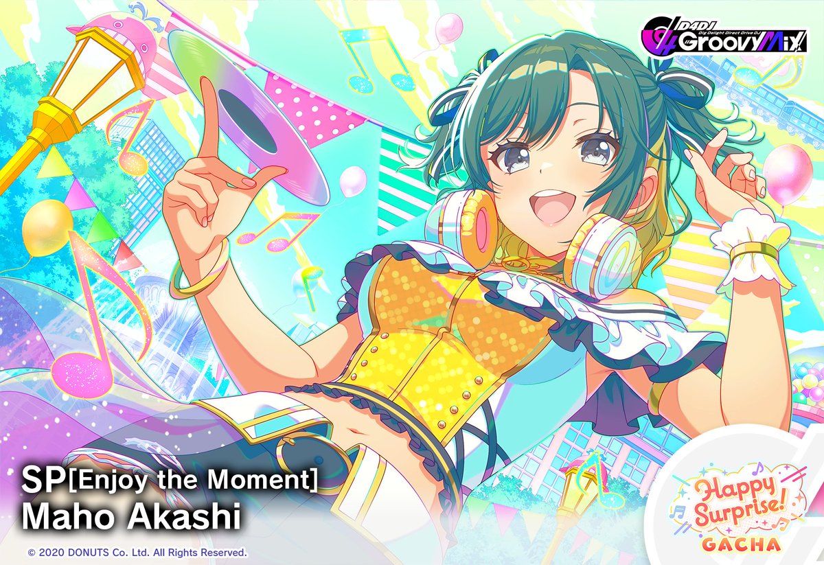 D4DJ_game_EN's tweet photo. 🖼MEMBER SHOWCASE🖼

Get SP Maho Akashi in the Happy Surprise! GACHA!

SP[Enjoy the Moment] Maho Akashi

📆Gacha Period:
Aug. 18 2:00 AM～Aug. 29 1:59 AM UTC

#D4DJ #GroovyMix https://t.co/dSHHgaTgQw