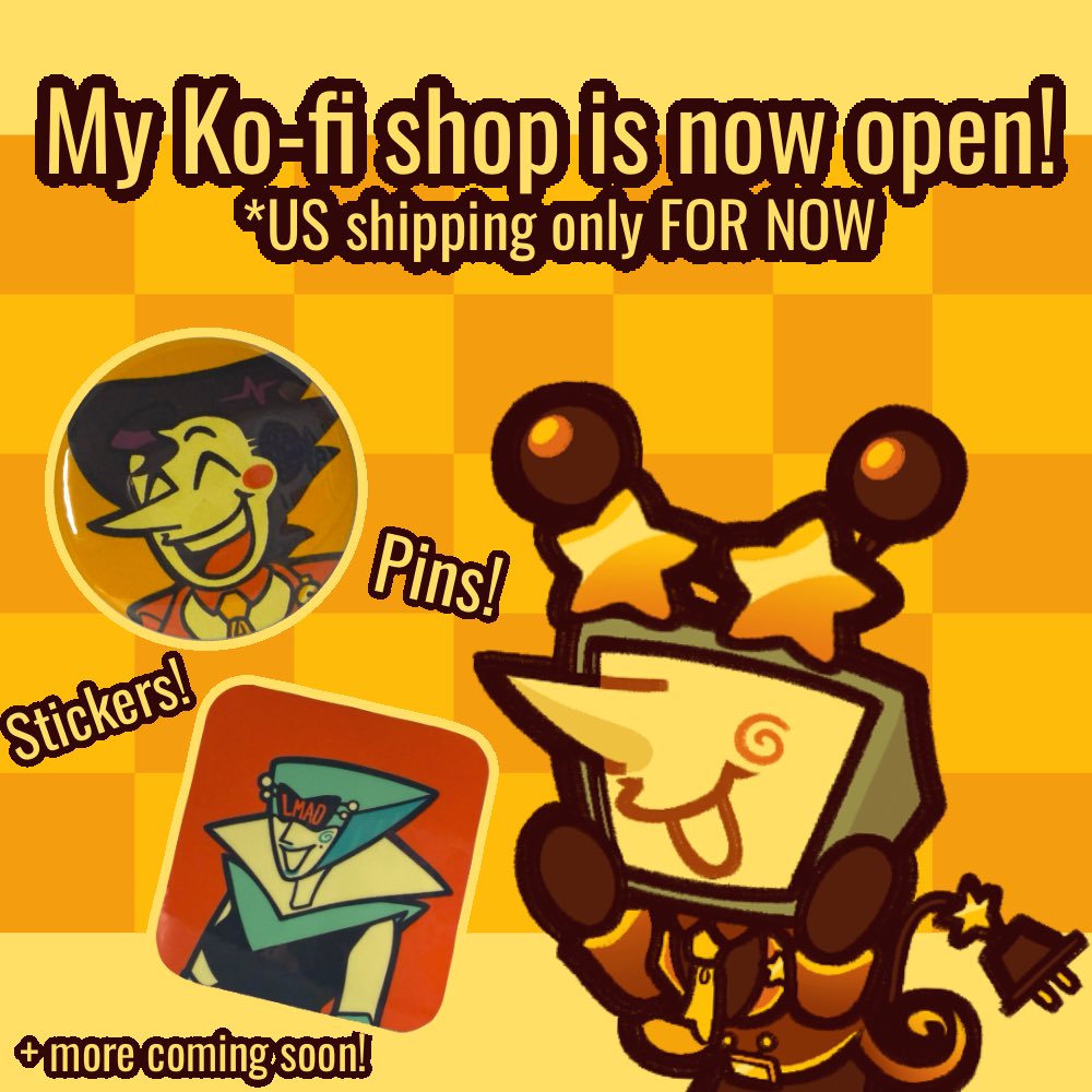 Mister_One_Way's tweet photo. I NOW HAVE A KO-FI SHOP!! you can find my shop, commission me, and pay $1 monthly for sneak peeks here: https://t.co/jFYkvu6fLN
#deltarune #tadc #art https://t.co/Yr3PwwIGp9