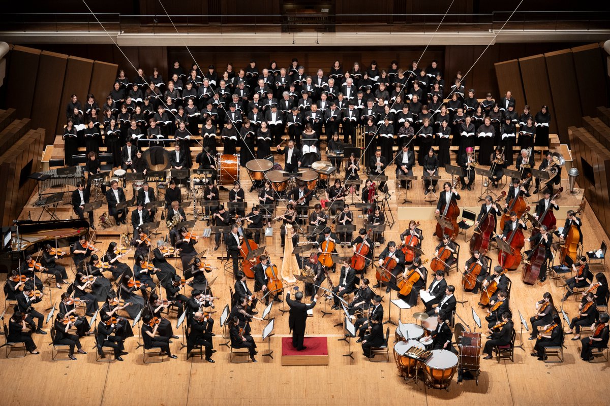 TokyoCityPhil's tweet photo. 【Concert photos📸】
すみだトリフォニーホール・特別シリーズ第1回
【ブリテン没後50年】
2026.8.13(木)
📍すみだトリフォニーホール 大ホール

指揮：#高関健
ソプラノ：#木下美穂子
テノール：#宮里直樹
バリトン：#大西宇宙
合唱：東京シティ・フィル・コーア
児童合唱：江東少年少女合唱団

ブリテン／戦争レクイエム 作品66

©K.Miura