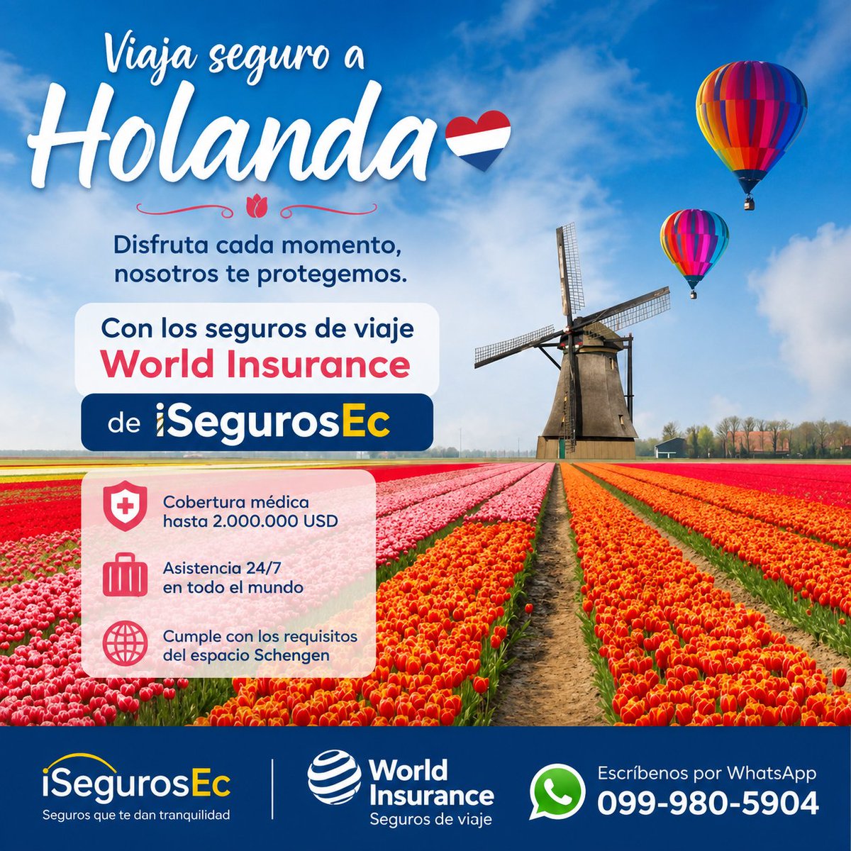 rpachano's tweet photo. 🇳🇱🌷 ¡Viaja seguro a Holanda! ✈️

Protege tu viaje con World Insurance de iSegurosEc:
🛡️ Hasta $2M de cobertura médica
📲 Asistencia 24/7
🇪🇺 Requisitos Schengen

👉 Cotiza aquí: https://t.co/jod4mB5N5U

#Holanda #ViajaSeguro #Schengen #iSegurosEc https://t.co/3IAMMNCbaS