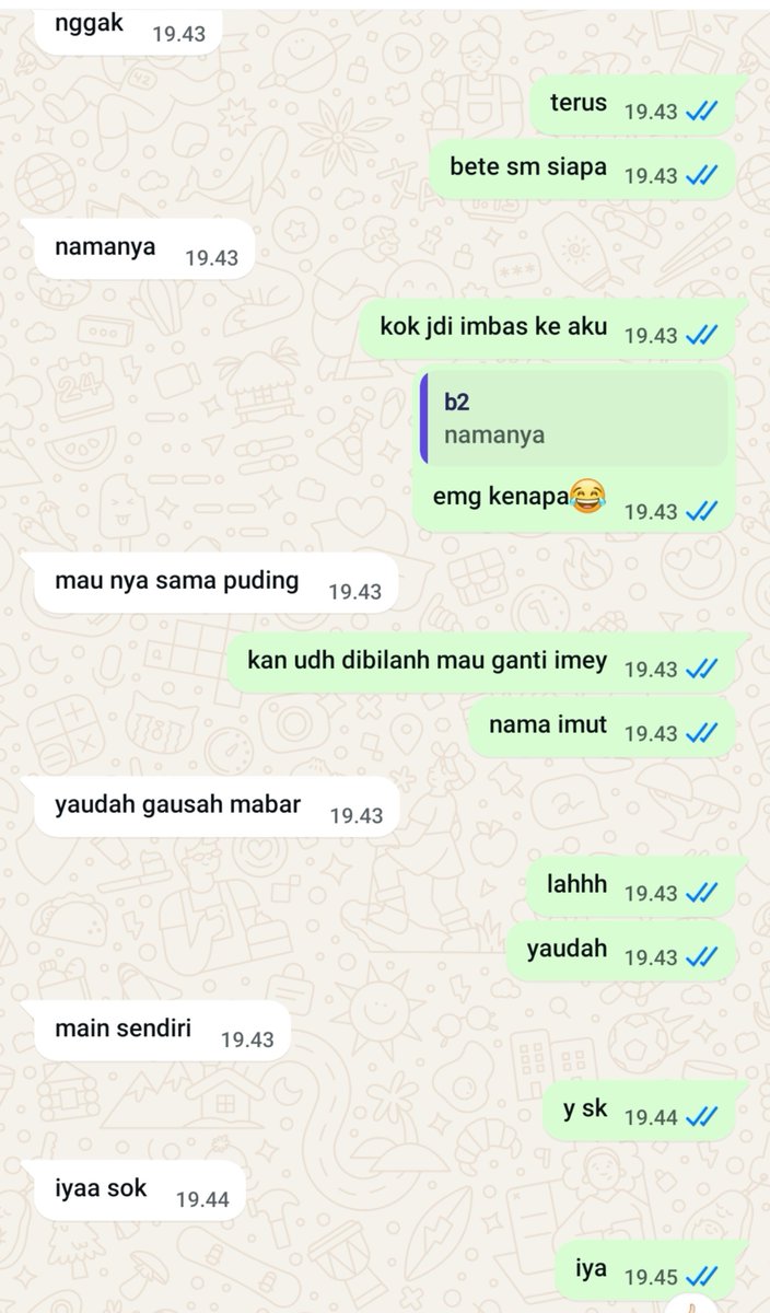 ngddud's tweet photo. gaje bgt gamau nama selingkuhannya, so gamau anjgg 🤣😝 https://t.co/wbWW14w3qz