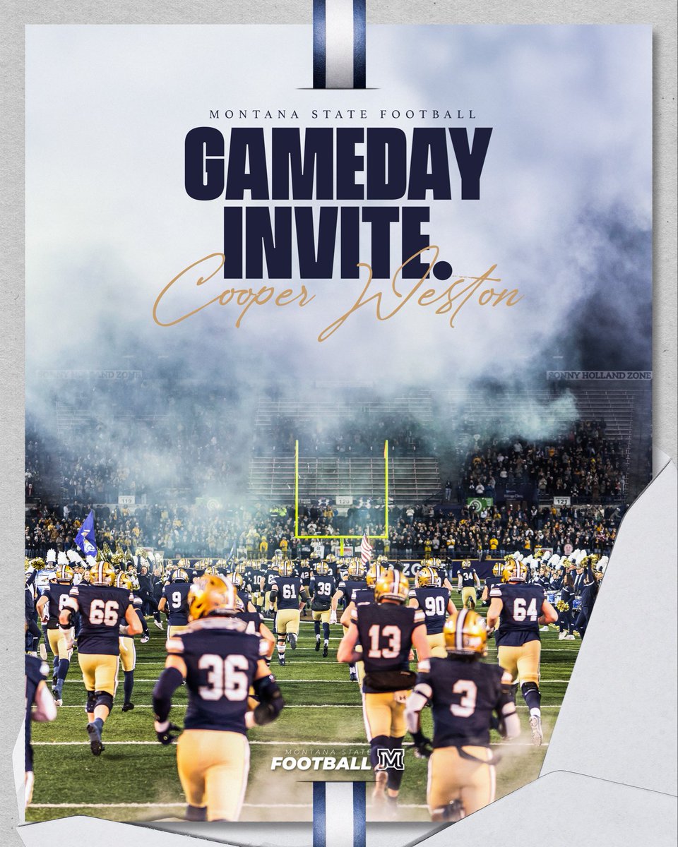 cooperweston5's tweet photo. Really appreciate the game day invite and the awesome graphics! @C_Arbizzani. Excited to experience Bobcat game day. See you September 19 

@MSUBobcats_FB #GoCats @TheRightCats @bvigen @CoachBobbyDaly https://t.co/lq0KAag6F5