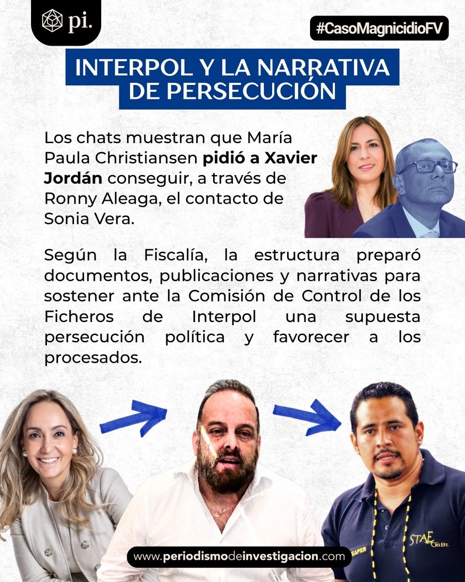 Pinvestigacion3's tweet photo. La persecución política también habría sido parte de la estrategia: chats revelan gestiones para llevar esa narrativa hasta la Comisión de Ficheros de @INTERPOL_HQ. https://t.co/UYW9XGTaQA