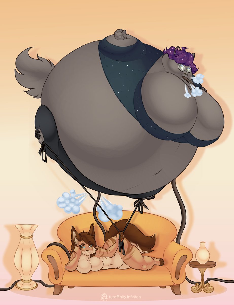 infla_tea's tweet photo. FEMALE SUPREMACY (Slot 1)
OC from Cosmo_Tewulf from FA and they friend

#inflationart #inflationkink #furryinflation https://t.co/S6atQo3mEv