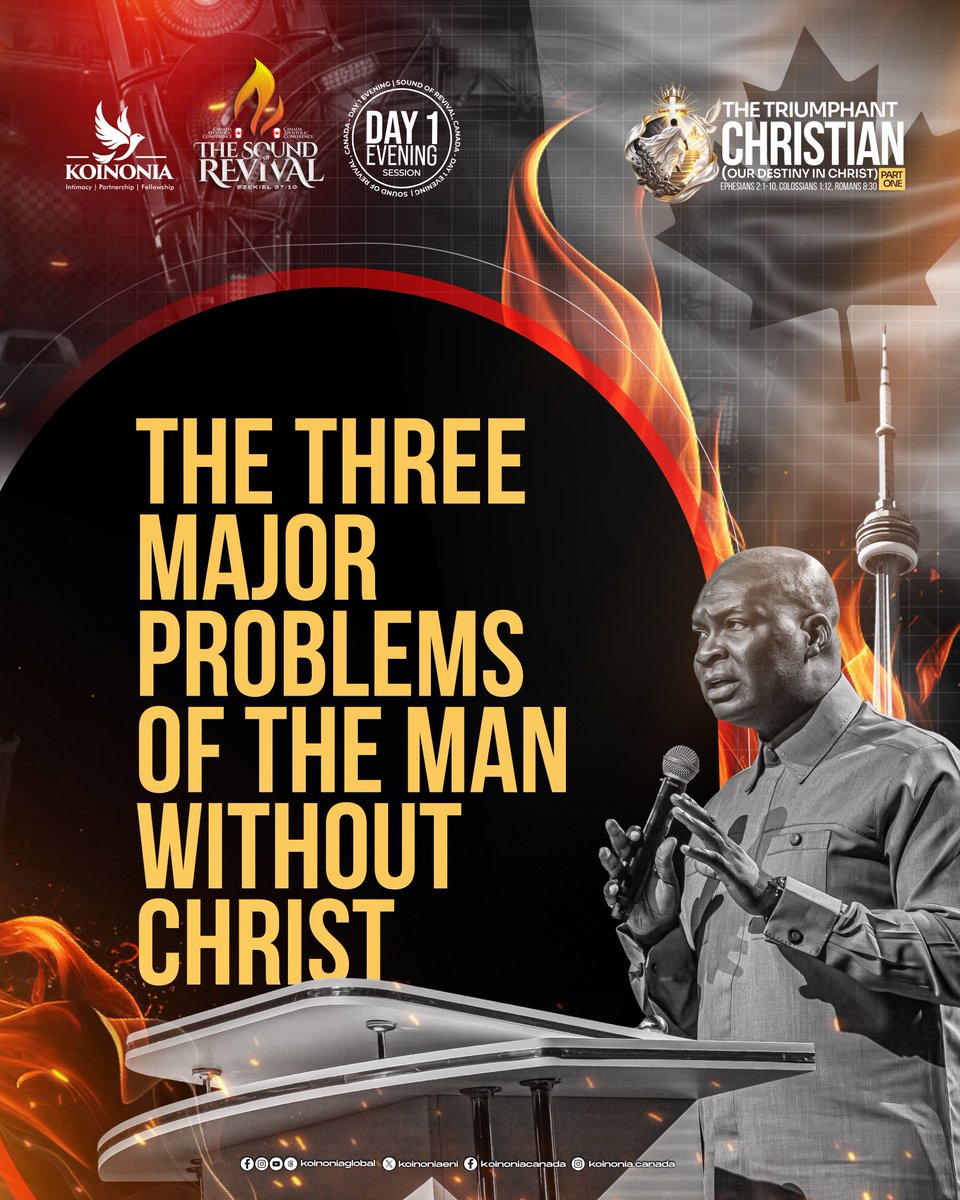 koinoniaeni's tweet photo. #ApostleJoshuaSelman
#TheTriumphantChristianPart1
#OurDestinyInChrist
#TheSoundOfRevival2026
#SoundOfRevivalCanada
#KoinoniaGlobal https://t.co/TeQSjFt7sa