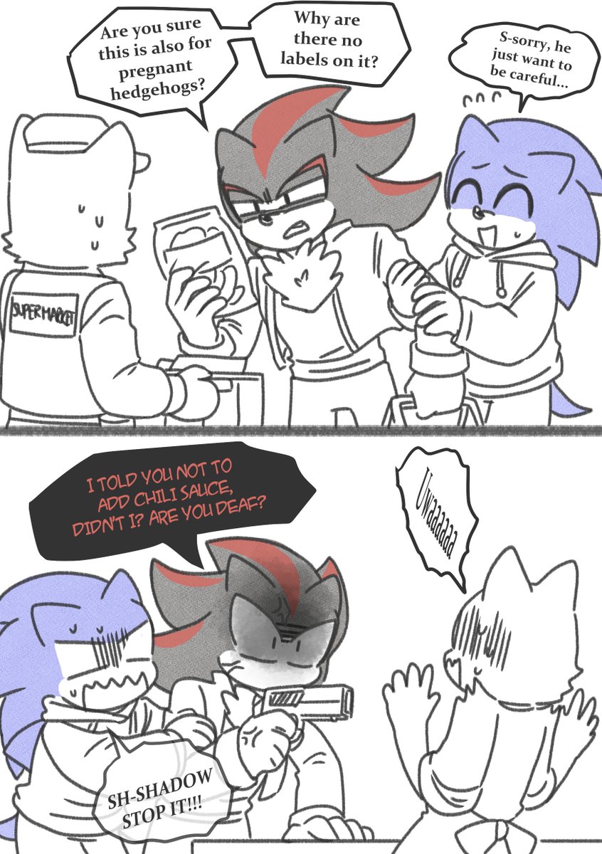 906Doantrang's tweet photo. Silly SS Doodles (5) - yeah it's gonna be a long series 🤣🤣🤣
#shadonic #sonadow https://t.co/OcrLowZvug