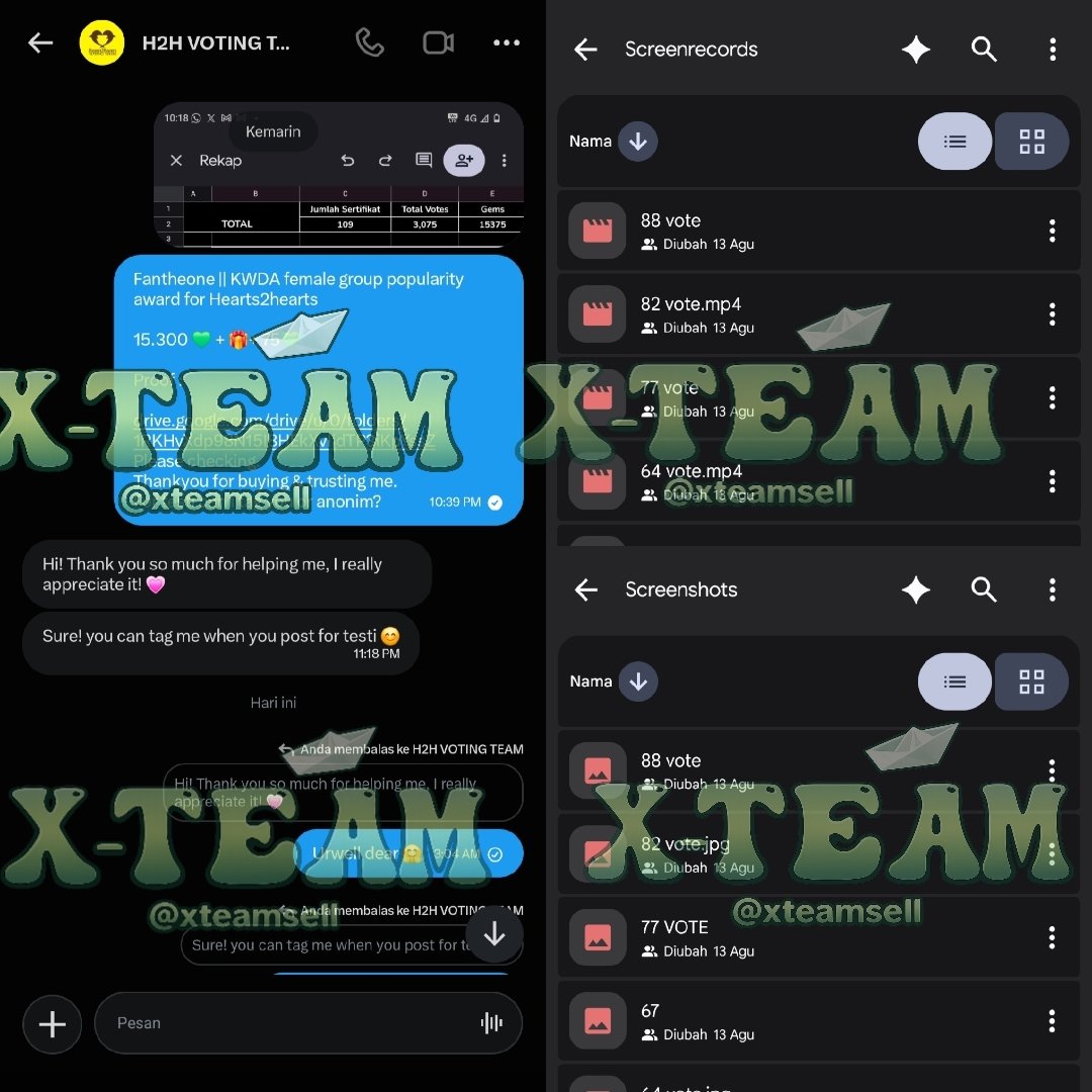 xteamsell's tweet photo. π260813 || FANTHEONE π
TERJUAL 15.300 gems π untuk #Hearts2Hearts
Di Beli oleh @H2HVOTINGTEAM
Terima kasih atas pembelian Anda di @xteamsell dan Terima kasih banyak sudah mempercayai kamiπ€
#XTeamProof https://t.co/GBfQZXlSNP