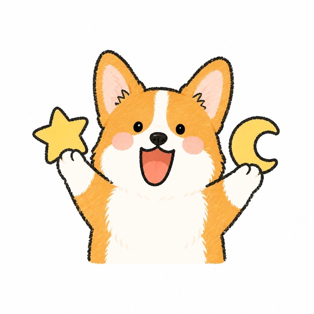 TailTale_x's tweet photo. 짧은 다리로 표정은 다 짓는 ���리 강아지.
웰시코기 사진 한 장을 테일테일(TailTale) 이모티콘 템플릿에 넣어 만든 AI 이미지예요.
→ https://t.co/jjO8zrxO9M
#welshcorgi #コーギー #dog #perro https://t.co/Bgv9PZOGpJ