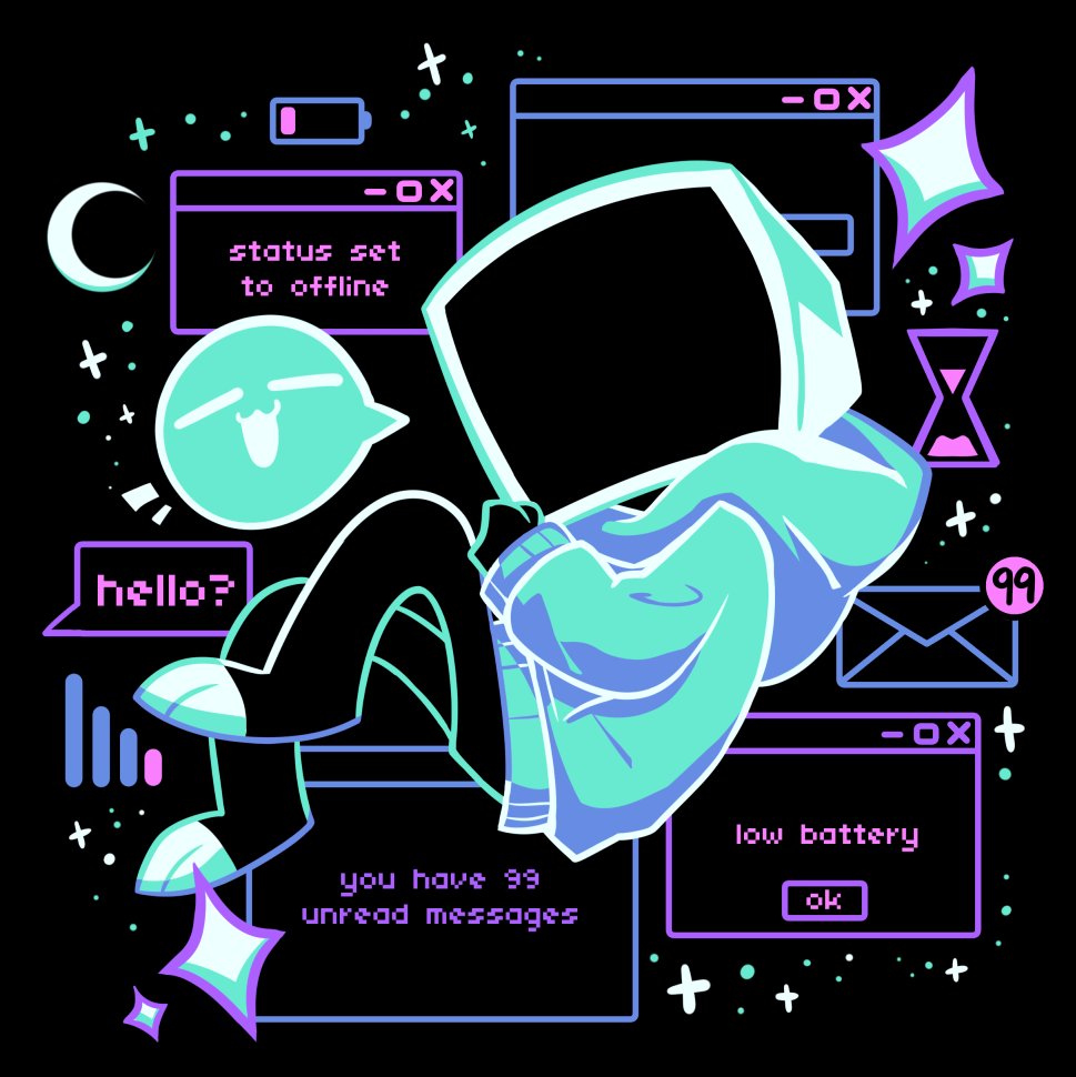 Cyber_Crows's tweet photo. I drew these ones! low battery vibes ⚡️ https://t.co/SRykQ7NKyV