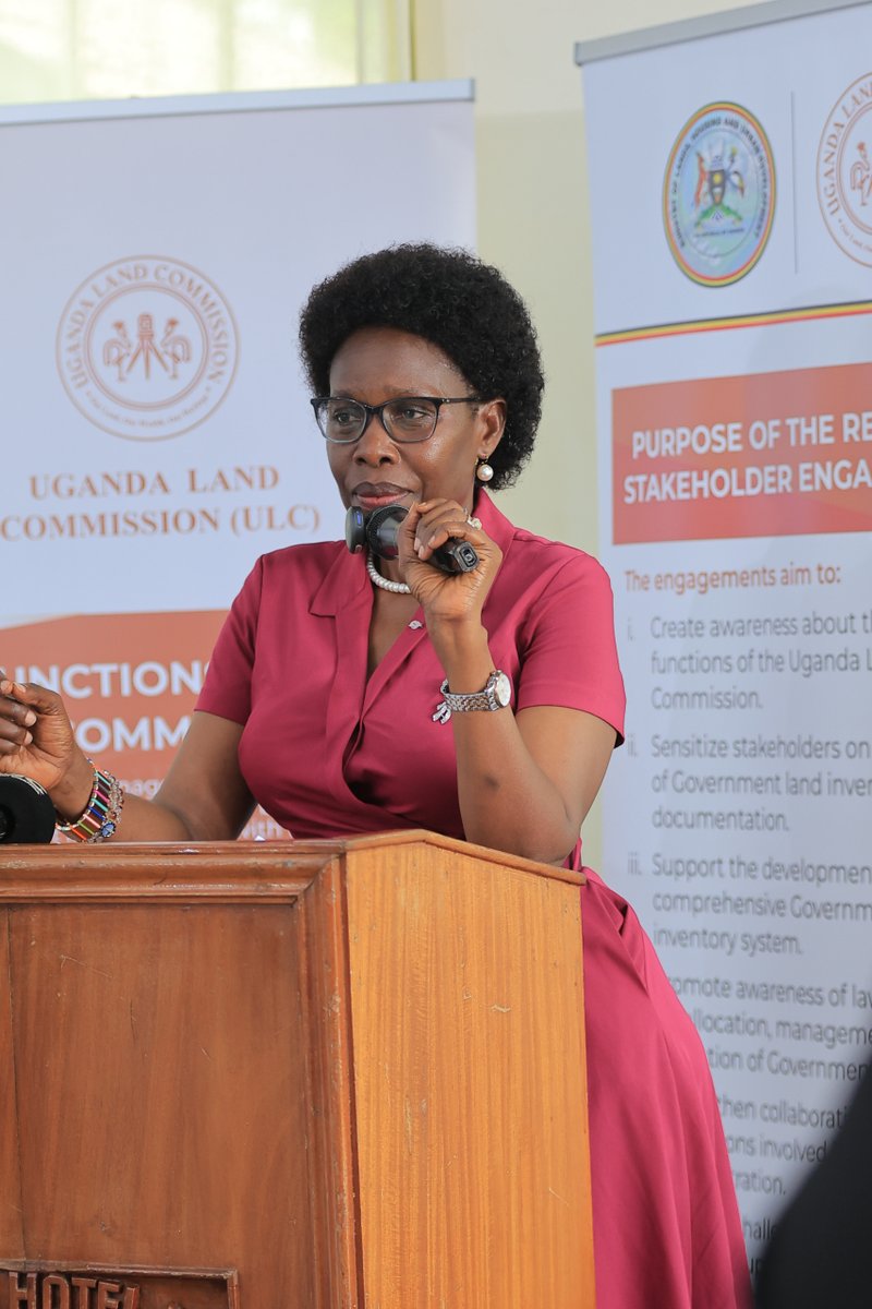 JudithNabakoob1's tweet photo. I joined the Uganda Land Commission, Ministry officials, Local Government leaders and other stakeholders in Mukono for the Regional Stakeholders Engagement on Government Land Management and the development of a Comprehensive Government Land Inventory. As our towns expand and investments in roads, industries, housing and other infrastructure grow, we must ensure that Government land required for public services and future development is properly identified, documented and protected.

I called upon Local Governments and responsible officers to remain vigilant against encroachment and suspicious transactions involving public land.