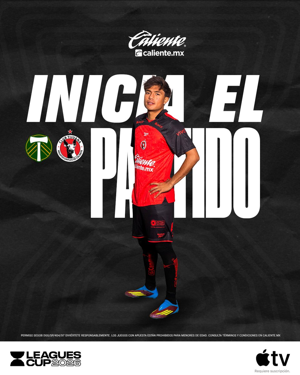LigaBBVAMX's tweet photo. ¡Arranca el partido! ⚽️ El balón rueda en el Providence Park.
#Portland 🆚 @Xolos
¡Regístrate ahora en @calientesports y comienza a apostar! 📲 Da clic aquí: https://t.co/TJ4bi8vs1x 🔥#MásAcciónMásDiversión
#ElInicio #J3 #LMXLC2026 #XOL ✨ @LeaguesCup
* Sigue el partido EN VIVO en @ImagenDportesTV y @AppleTV 📺