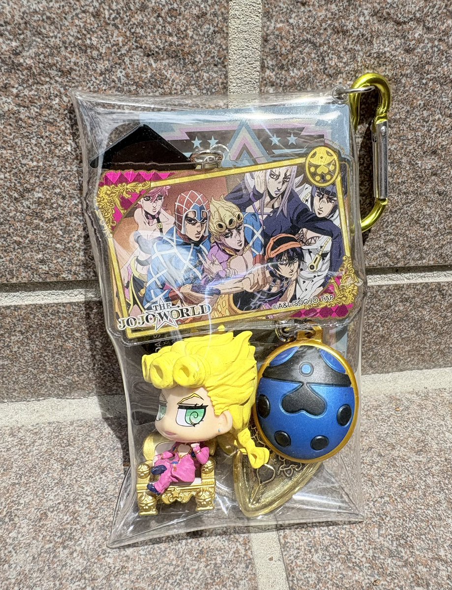 dark8moon8's tweet photo. クリアポーチに詰め込むやつ流行ってるみたいなのでジョルノでやってみた。
なかなかいいんじゃない？ https://t.co/4aBGApBhqJ