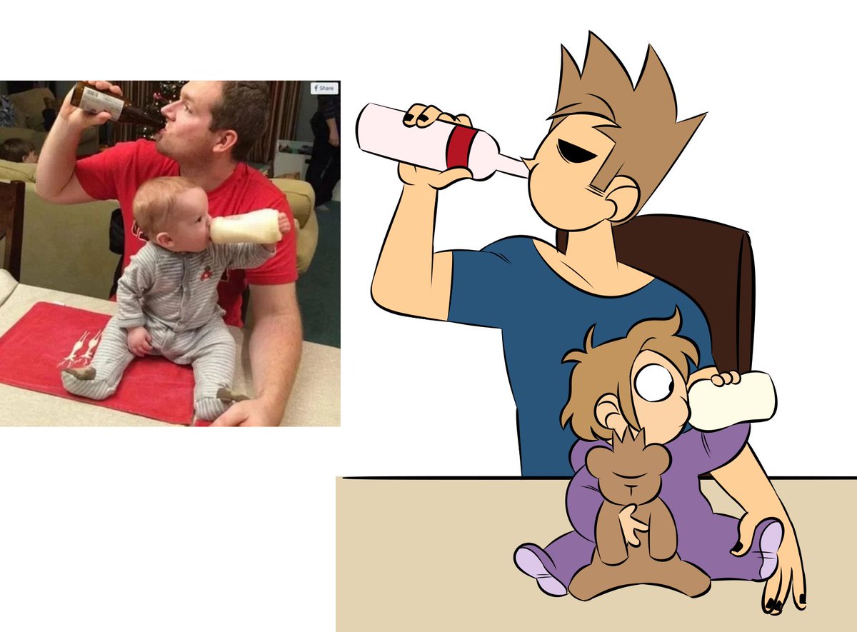Pixinandwixin's tweet photo. Tom and Tord being excellent parents lol 
#tomtord #tordtom #eddsworld https://t.co/SXUE5wnnc0
