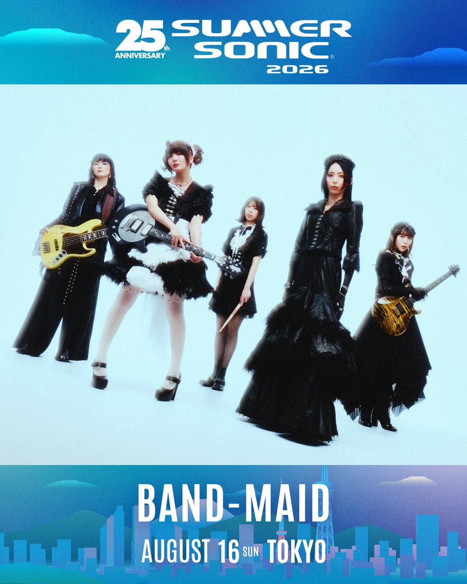 明日はサマソニ！！！！！！ たのしみ！！！ 16:40〜 PACIFIC STAGE