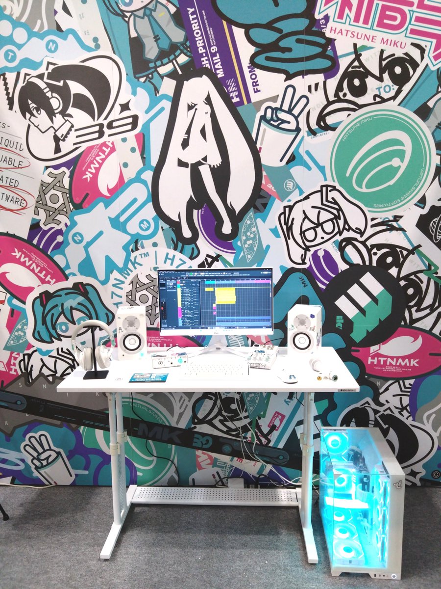 tana753's tweet photo. YAMAHAブース！
#MIKUxYamaha_Project
#マジカルミライ2026 https://t.co/ZLmpCA9rLI