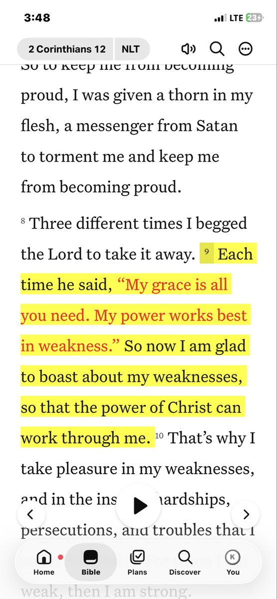 thisis_davidd's tweet photo. Your weakness is not the end of your story. It is the place where God’s strength begins. You can be anointed and still hurt.
You can have faith and still ask, “God, when will this end?”
But God’s answer was not, “I will remove it.”
It was:
“My grace is enough!!!”🔥 https://t.co/V4EUeS7DMl