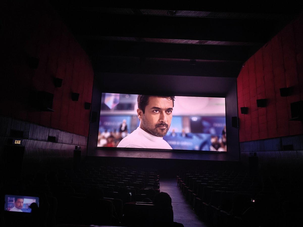 Vignessh_'s tweet photo. Great first half! 
Everything lands perfectly. 
Mamita's role is an extended Gajini Asin role. 
Anyone can do a Karuppu. 
This is Surya's zone. Sanjay Ramaswamy's extension sorts.
Forget collections. This will be a landmark film if the second half is as good.
#VishwananthAndSons https://t.co/VOuIRBjdho