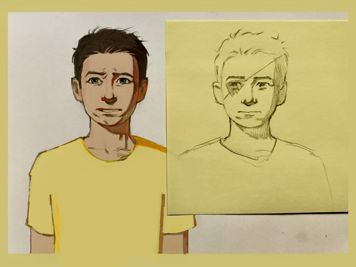 pros_t_ak's tweet photo. The other day, I tried coloring some sketches using the gallery tools, and—considering I’d never dabbled in digital art before—it was a surprisingly pleasant experience; I might do it more often in the future #rickandmorty https://t.co/tsyosItkVs