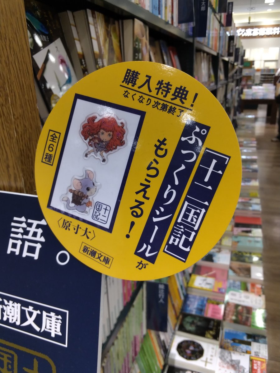 ms_naebo's tweet photo. 【フェア展開情報】
いよいよ来月十二国記シリーズ
待望の最新刊『幽冥の岸』が発売となります！
当店では限定ブックカバーを
配布する予定となっております📚

さらに！刊行記念の既刊フェアも
現在開催いたしております✨
こちらには特典としてシールがつきます♪

沢山のご来店お待ちしております！ https://t.co/i6E9oQOn7z