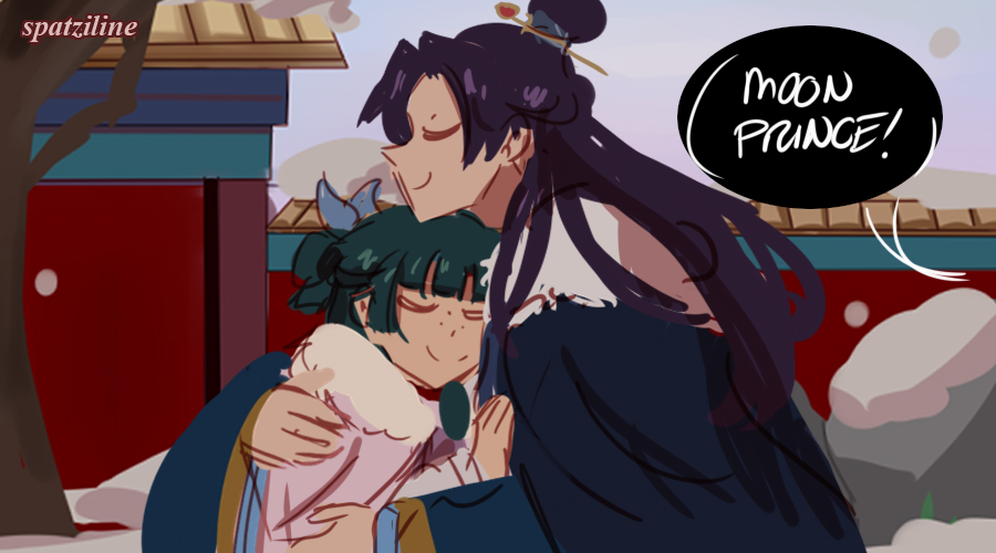 spatziline's tweet photo. Maomao and Jinshi's life dating in secret is going great, no rumors spreading around of course not #theapothecarydiaries #kusuriyanohitorigoto https://t.co/krMLy16uya