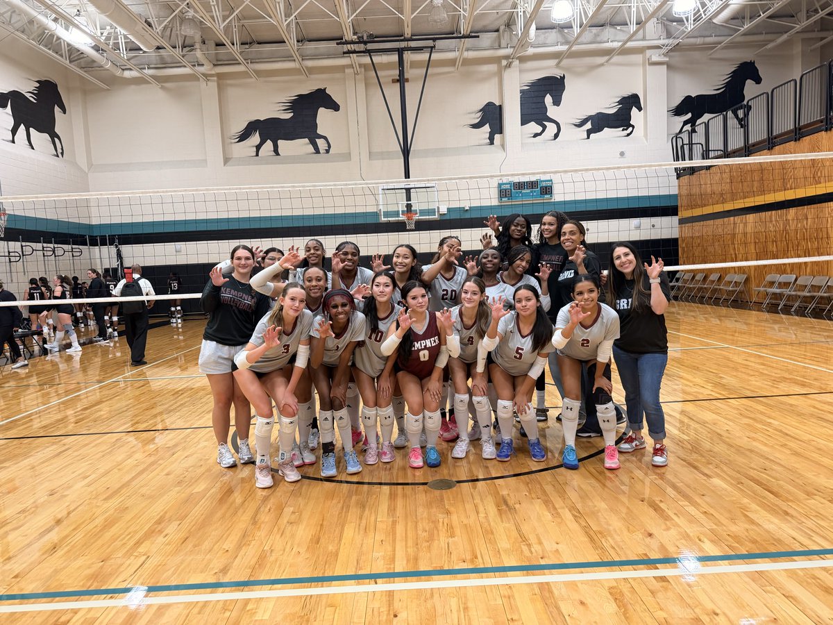 KempnerVb's tweet photo. Your Lady Cougars went 3-0 Today at Volleyball Bash!! They fought and worked their butts off to get it! They didnโt quit when they were down and they found a way! #proudcoaches #ROAR Game Day again tomorrow at Hightower! https://t.co/jrHsnHUZEn