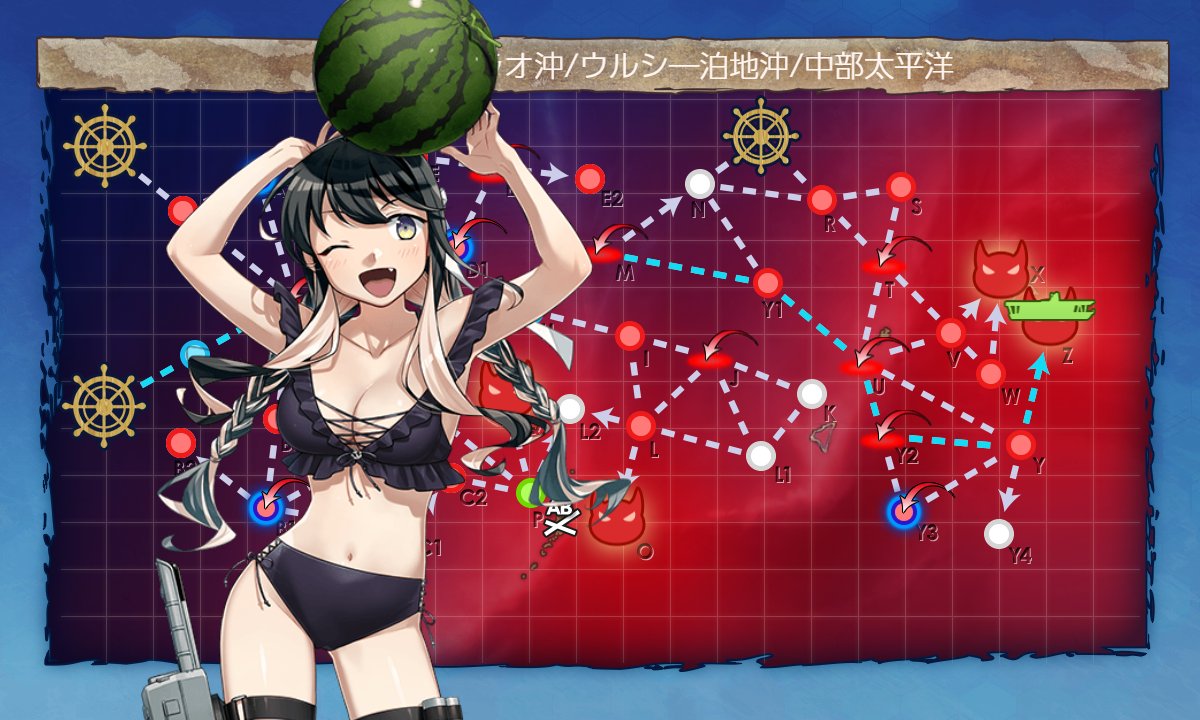 swdn_kanoya's tweet photo. E3-4甲クリア (浜波カットイン) https://t.co/jFIbjLLxQq