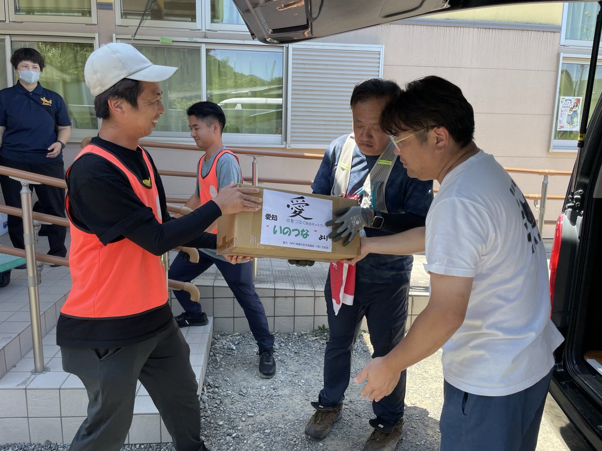 JapanEthical's tweet photo. 【令和8年熊本地震 災害衛生支援6日目】

8月12日
児童養護施設をはじめ、3ヶ所の避難所へ支援物資をお届けしました。

現地の声を大切に、必要な支援をこれからも届けてまいります。

#熊本地震 #災害支援 https://t.co/LffBqoVg21