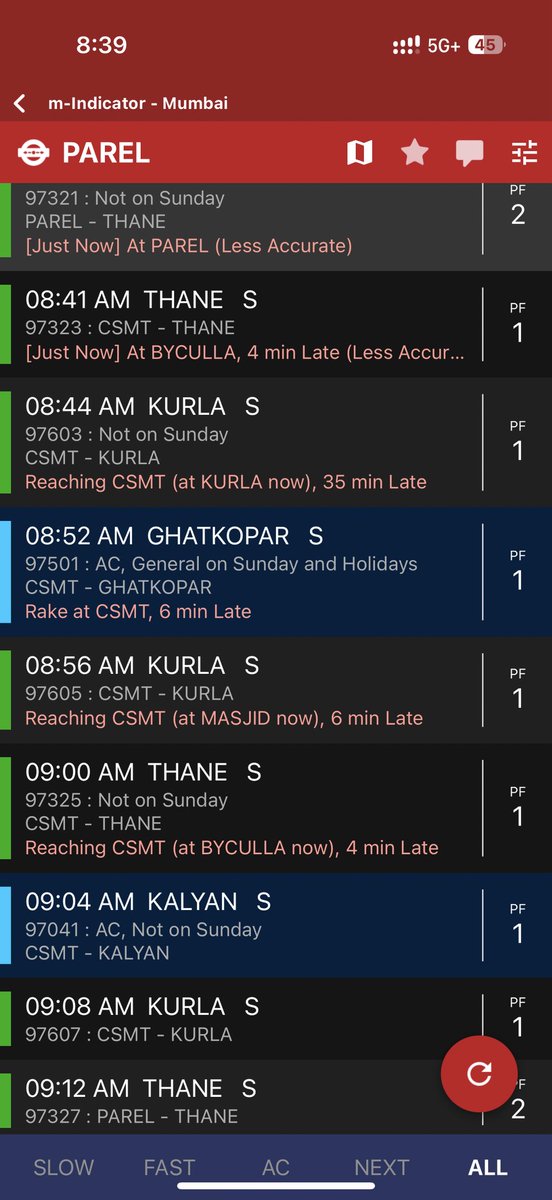ratneshism's tweet photo. Why are commuters travelling beyond Thane being subjected to such a poor timetable during peak hours?

The schedule shown here means passengers may have to wait until around 9:20 AM for a suitable Thane/Kalyan-bound local. Meanwhile, three Kurla-bound trains are scheduled within just 30 minutes. How does this allocation make sense during the morning peak?

@Central_Railway @drmmumbaicr @srdomcogbbcr @RailMinIndia

Please review the timetable and increase the frequency of Thane/Kalyan-bound services after 8:30 AM. Thousands of daily commuters depend on these trains to reach work on time.

Kindly fix this timetable and provide a more practical distribution of services during peak hours.

#MumbaiLocal #CentralRailway #Mumbai