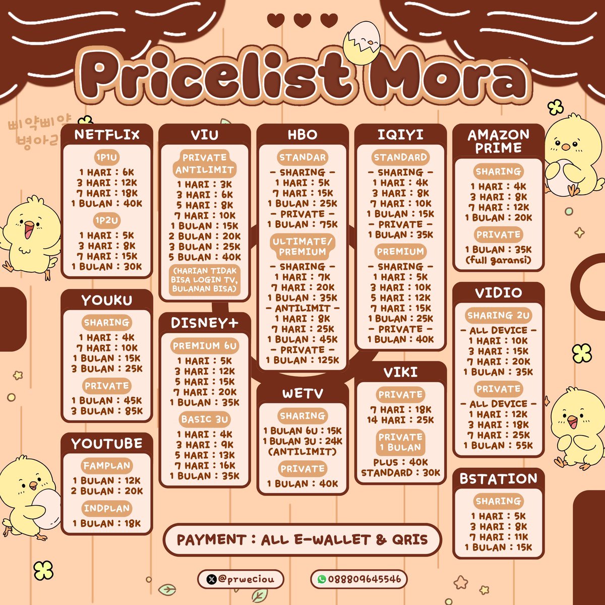 jaemkidz's tweet photo. MET JUM’AT WARGA 🌞⛅️

Yang cari app prem coba lirik @epalRA yukkkkk 🌷🌸💖💞

Testi juga bisa cek disini yup-yup!!  ˶ᵒ ᜊ ˂˶  

https://t.co/vXZR6Vgn7q

____________________
#bealanja #zonauang #zonaba #zonabu #zonajajan app premium apk netflix viu iqiyi meitu gemini claude https://t.co/yMUyPD3koG