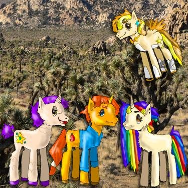 StrayCatsys's tweet photo. @Dusty_Bunniez Hi i actually commissioned her! She drew 4 of my ponies. https://t.co/f1N2HYO6aU