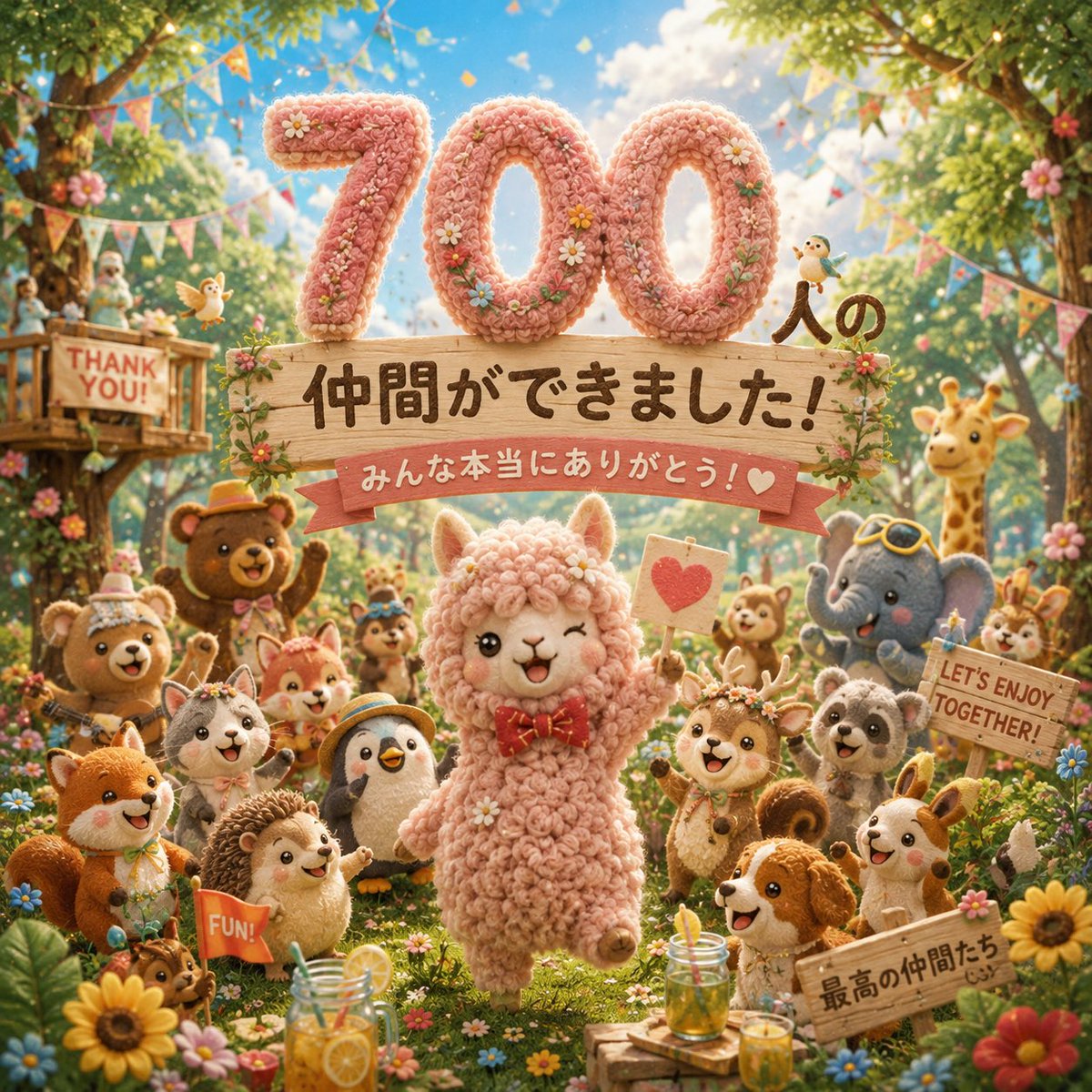 pakakooon's tweet photo. 700人いったぁぁぁ！！…でも本音を言うと、

数字以上に、毎日リプしたり絡んでくれるみんながいることが嬉しい😭

みんなのおかげで伸びてるし、諦めず楽しく続けられてます。

運用14日目。まだまだ初期段階だけど、Xってマジで楽しい。

いつも本当にありがとう！！
これからも一緒にブチ上がりましょう🙌