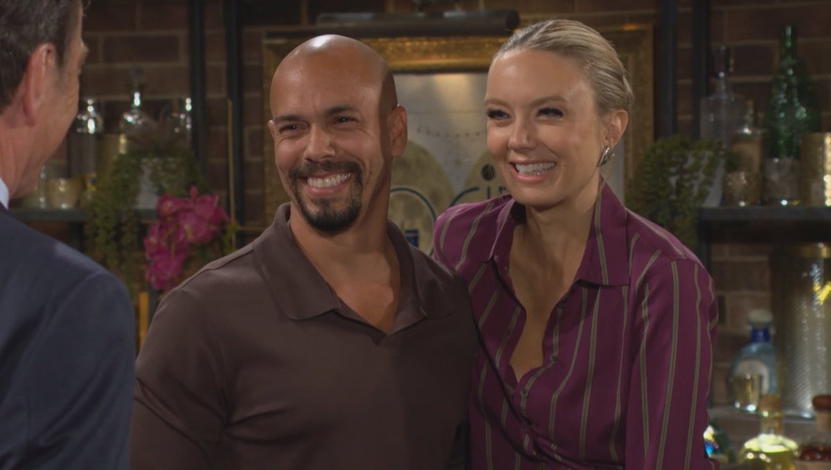 sassybgirl13's tweet photo. Devon and Abby 

"I'm a very lucky man." 🥰💜

#YR https://t.co/Hi0aRNKZDH