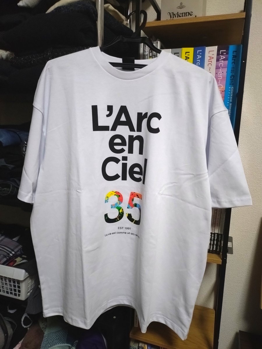 ラルクアンシエル BIG Tシャツ 白 L'Arc-en-Ciel サマソニ L L'Arc-en