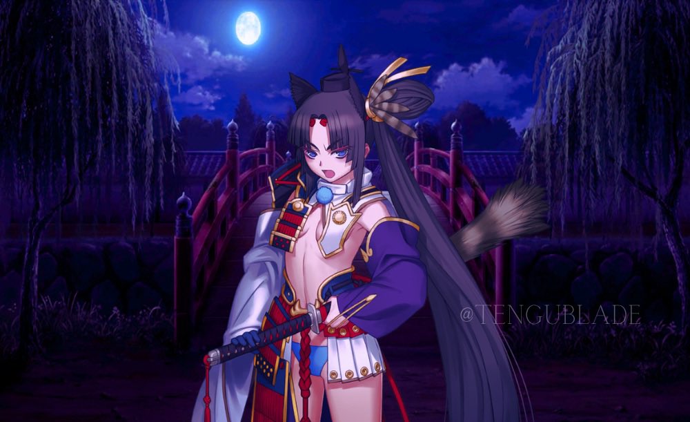 TenguBlade's tweet photo. “Hm? EH?”

She nearly jumps. 

“Why in the world are you climbing like that??” https://t.co/XJwx2Glxm1